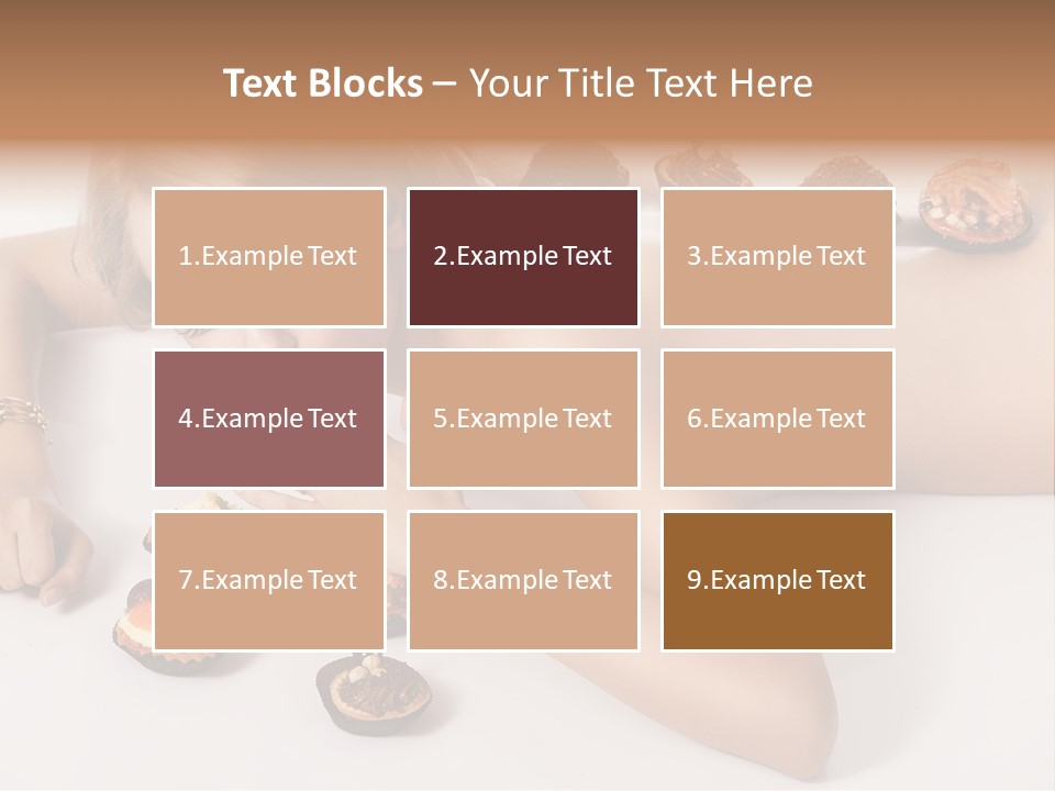 Woman Happy Nude PowerPoint Template