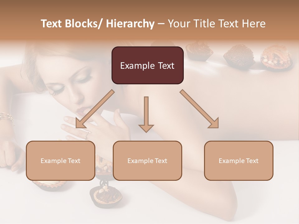 Woman Happy Nude PowerPoint Template