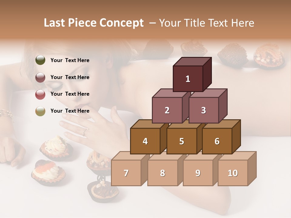 Woman Happy Nude PowerPoint Template