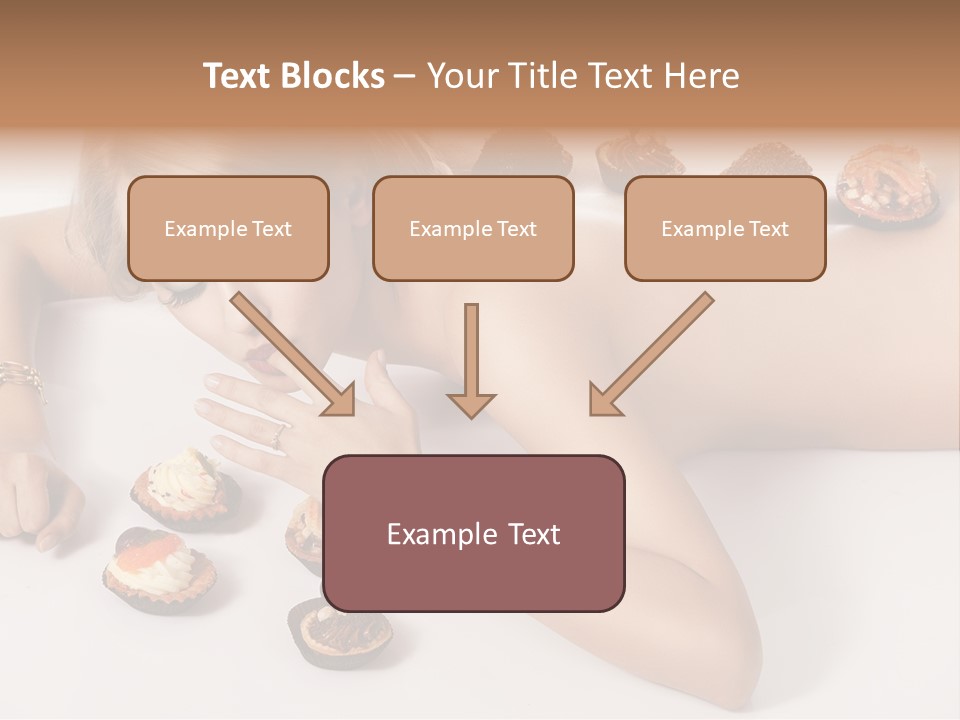 Woman Happy Nude PowerPoint Template