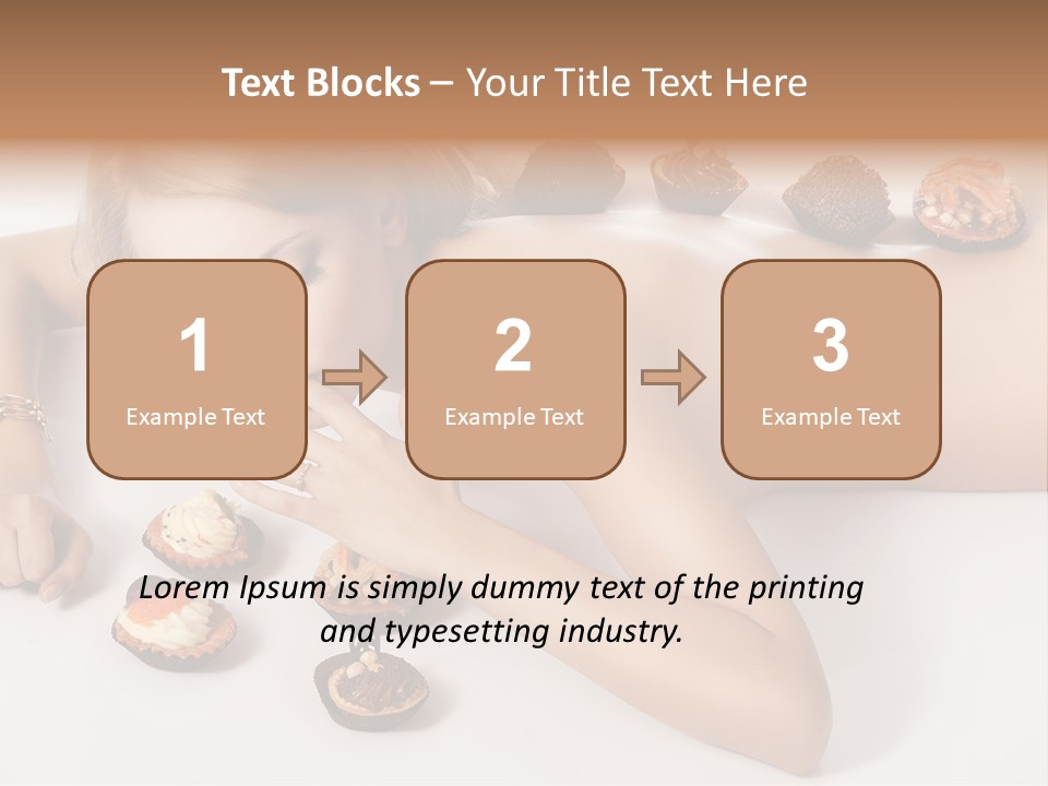 Woman Happy Nude PowerPoint Template