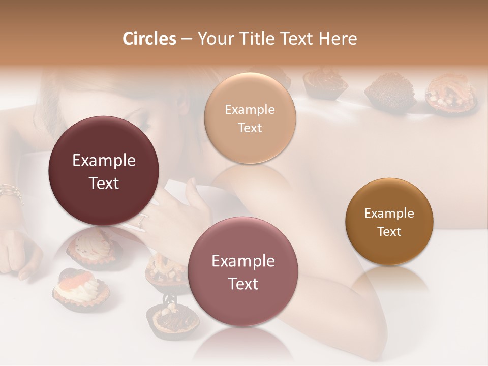 Woman Happy Nude PowerPoint Template