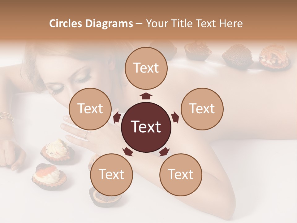 Woman Happy Nude PowerPoint Template