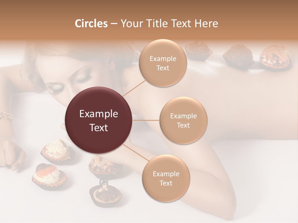 Woman Happy Nude PowerPoint Template