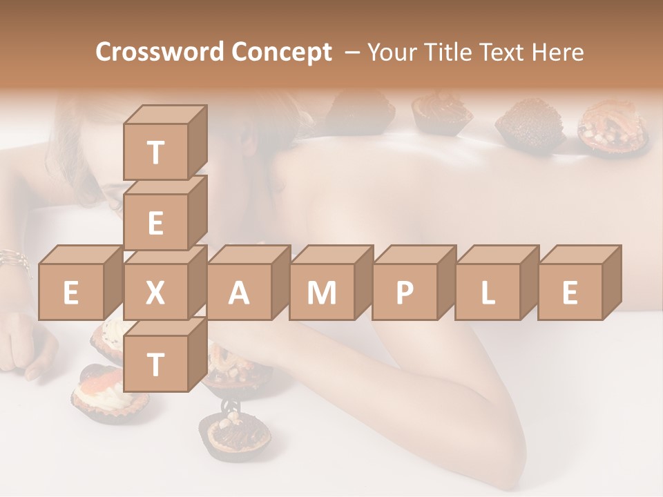 Woman Happy Nude PowerPoint Template