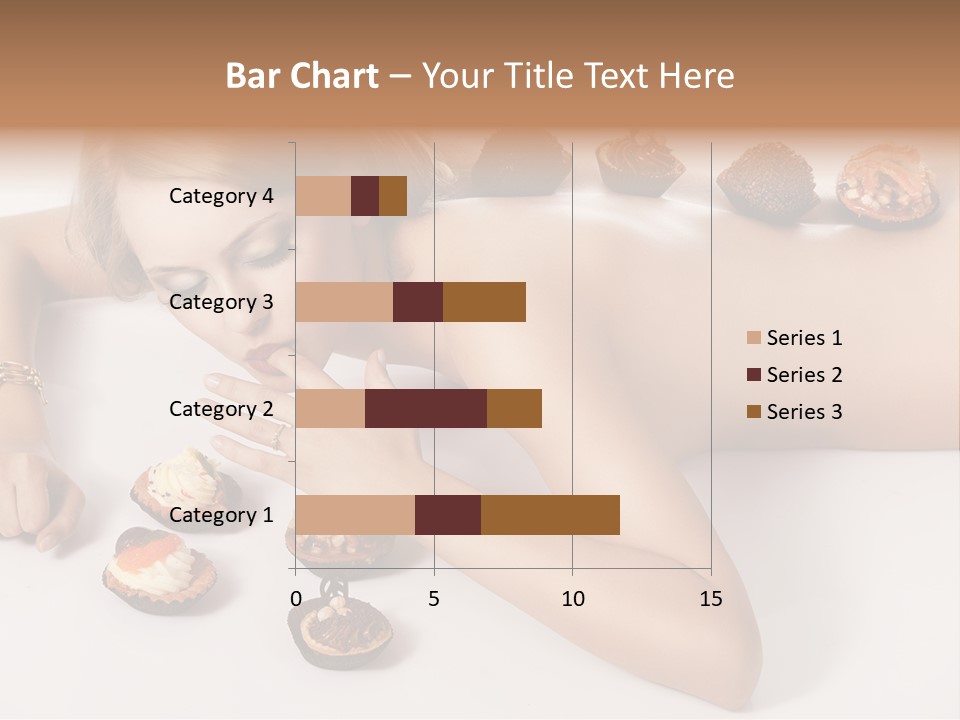 Woman Happy Nude PowerPoint Template