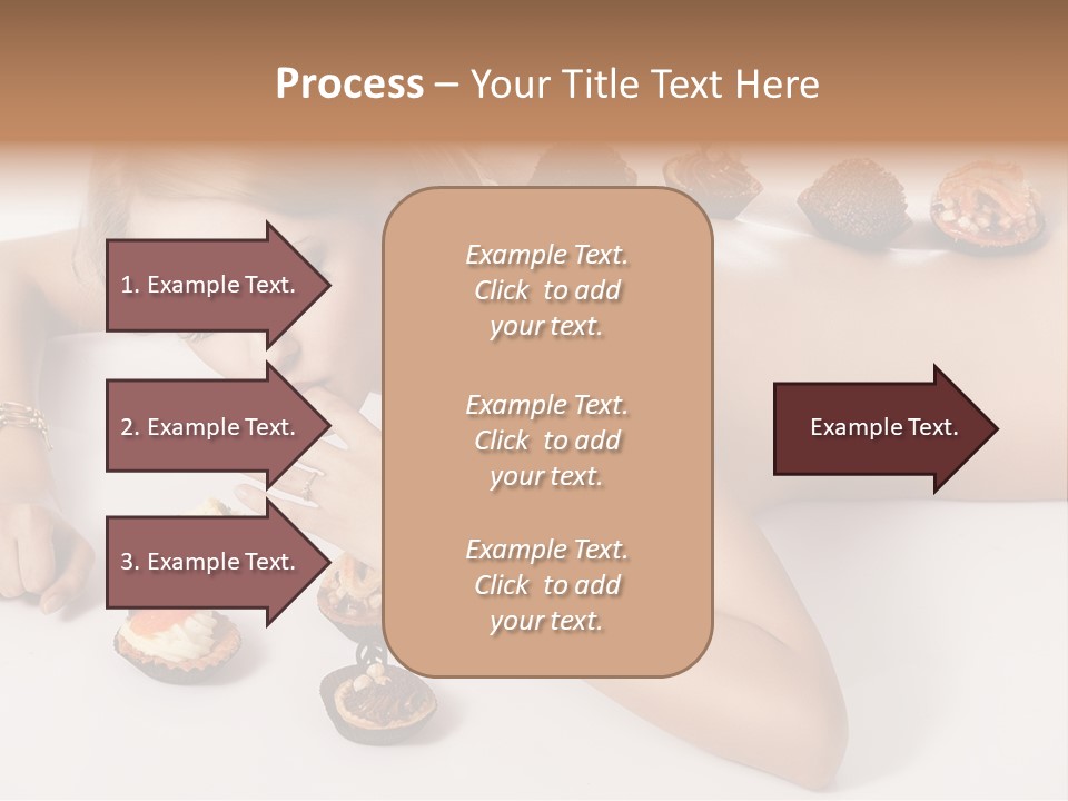 Woman Happy Nude PowerPoint Template