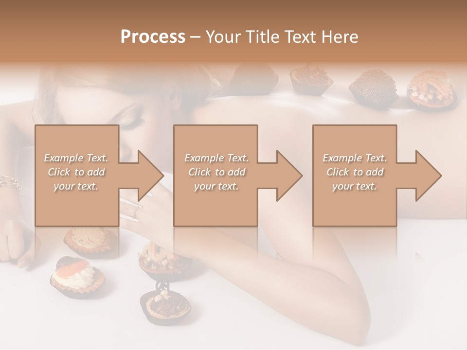 Woman Happy Nude PowerPoint Template