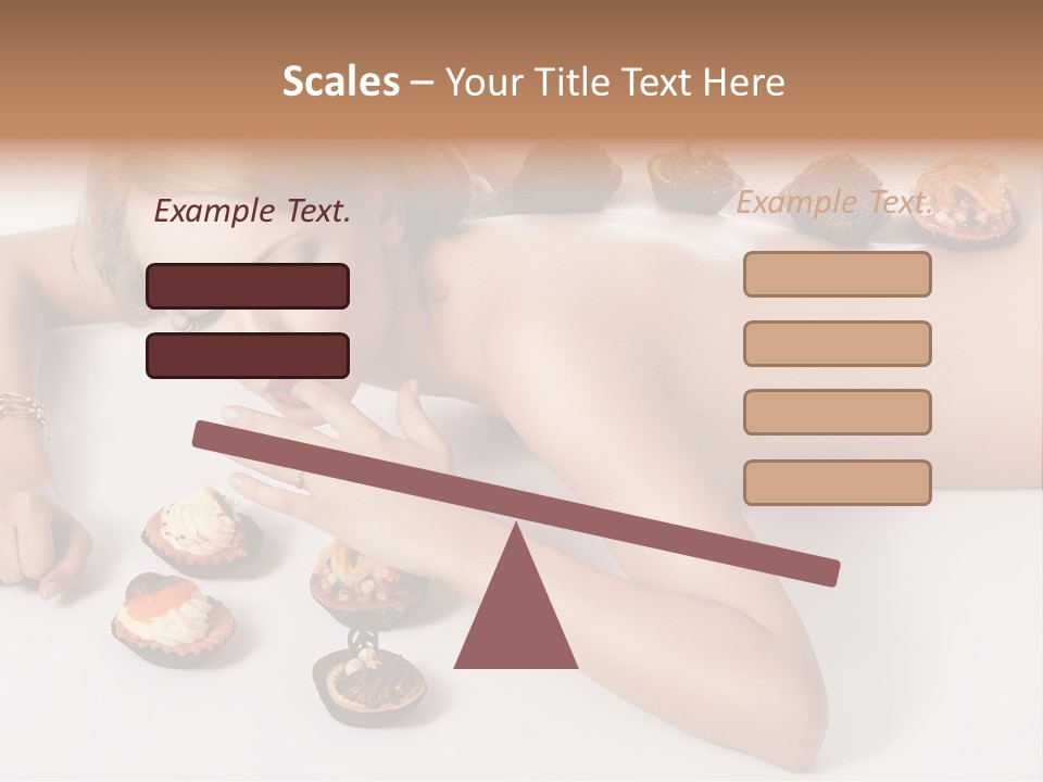 Woman Happy Nude PowerPoint Template