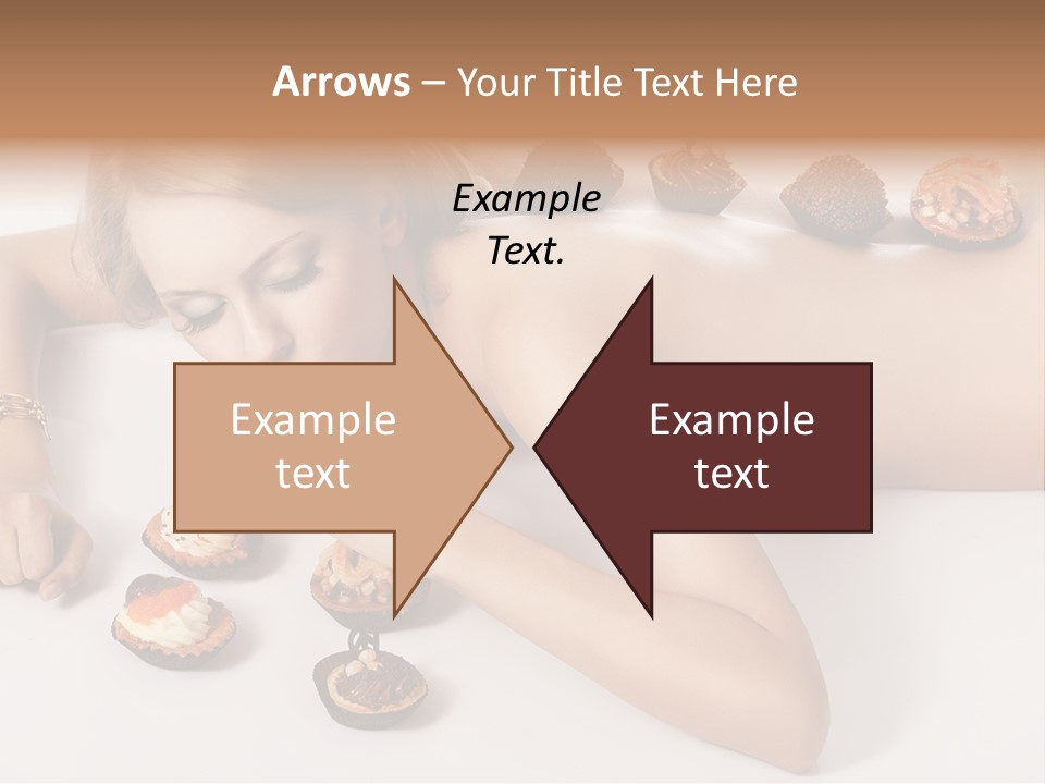 Woman Happy Nude PowerPoint Template