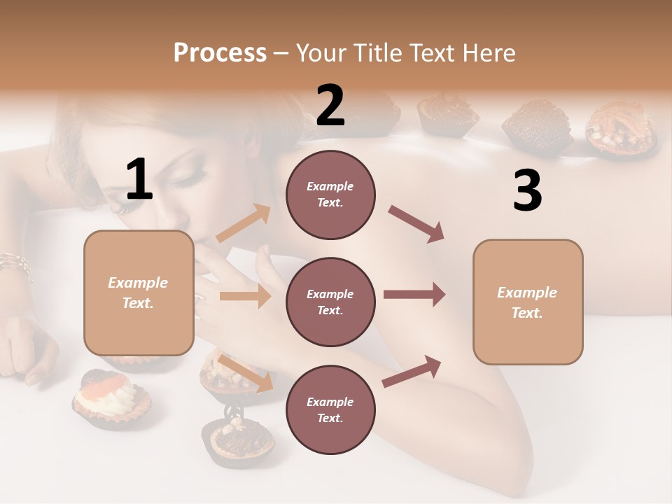 Woman Happy Nude PowerPoint Template