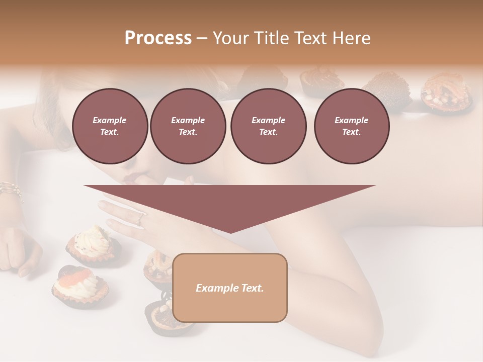 Woman Happy Nude PowerPoint Template