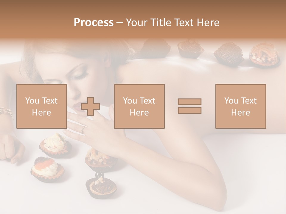 Woman Happy Nude PowerPoint Template