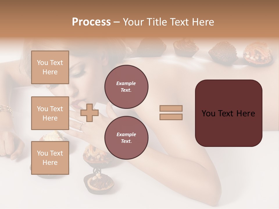Woman Happy Nude PowerPoint Template