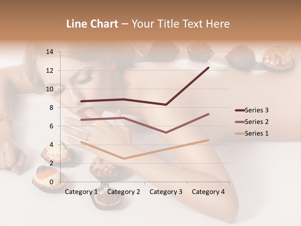Woman Happy Nude PowerPoint Template