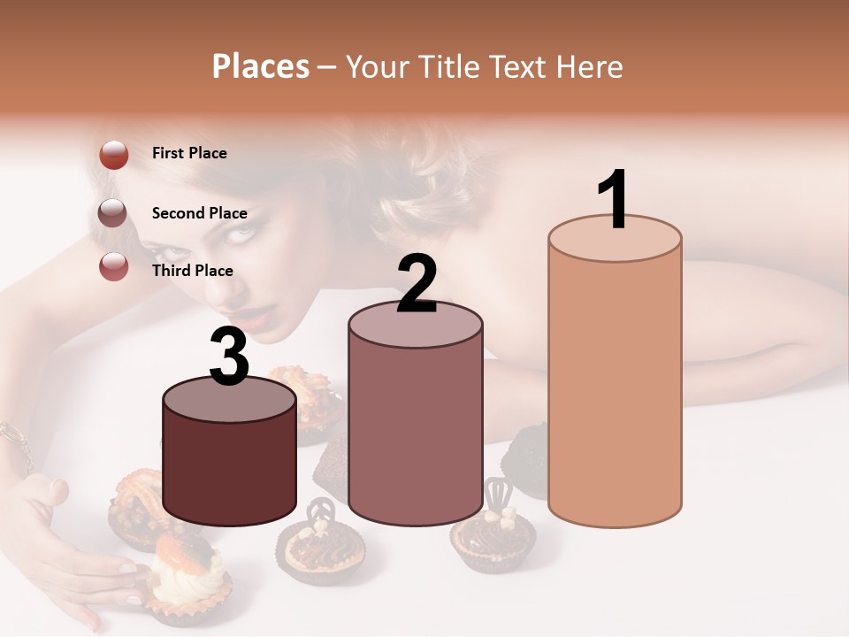 Glamour Cute Dessert PowerPoint Template