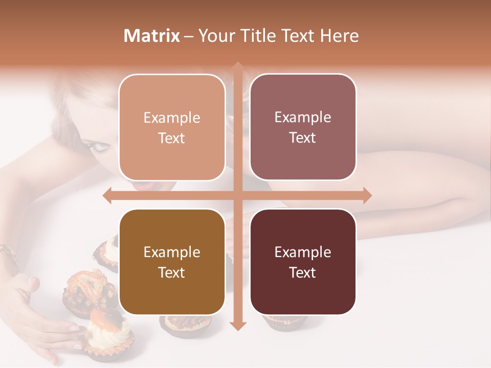 Glamour Cute Dessert PowerPoint Template