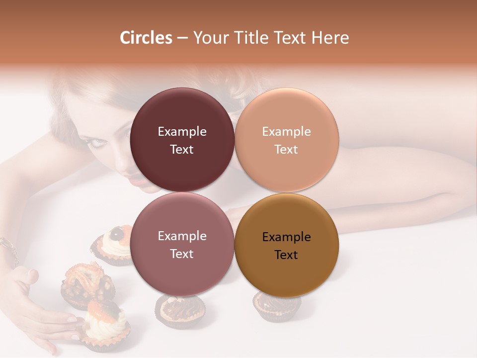 Glamour Cute Dessert PowerPoint Template