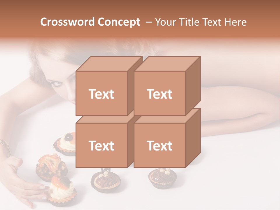 Glamour Cute Dessert PowerPoint Template