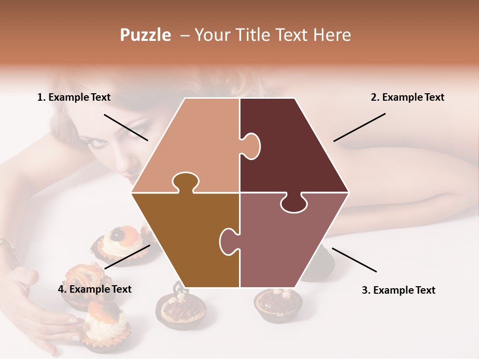 Glamour Cute Dessert PowerPoint Template