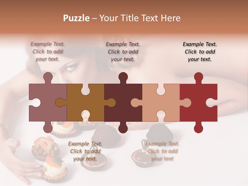 Glamour Cute Dessert PowerPoint Template