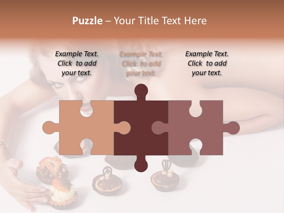 Glamour Cute Dessert PowerPoint Template