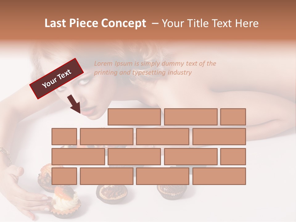 Glamour Cute Dessert PowerPoint Template