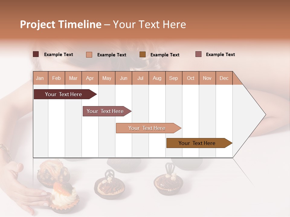 Glamour Cute Dessert PowerPoint Template
