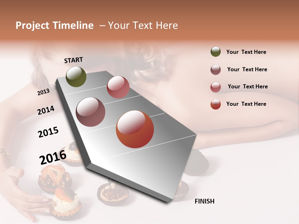Glamour Cute Dessert PowerPoint Template