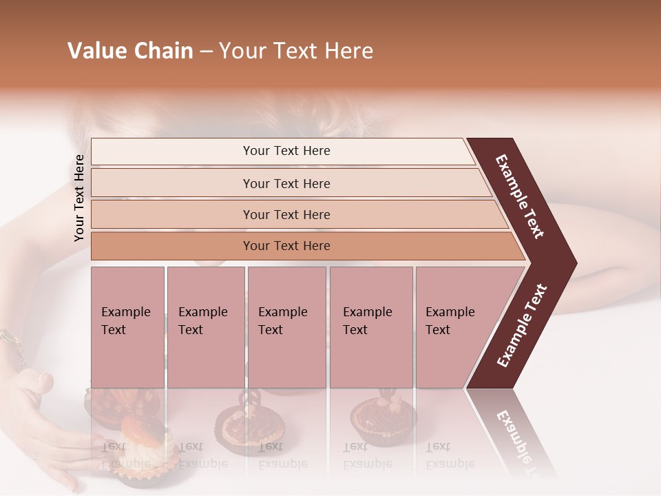 Glamour Cute Dessert PowerPoint Template