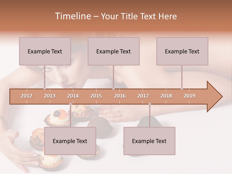 Glamour Cute Dessert PowerPoint Template