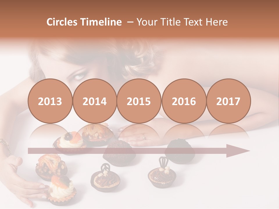 Glamour Cute Dessert PowerPoint Template