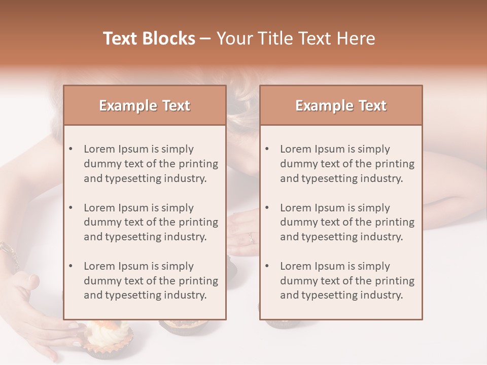 Glamour Cute Dessert PowerPoint Template