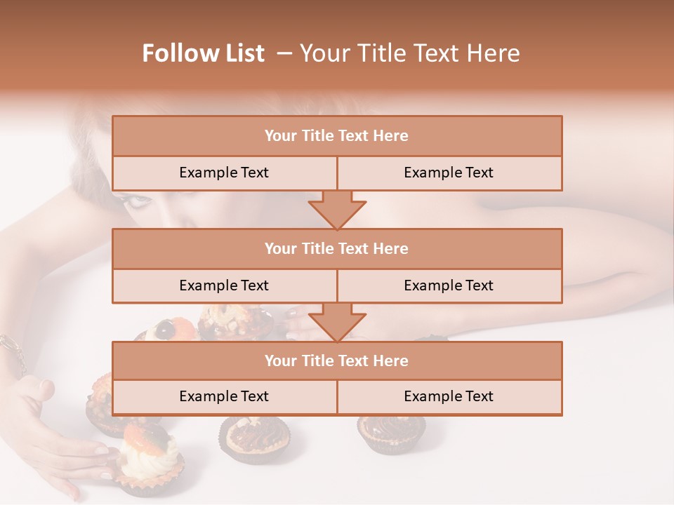 Glamour Cute Dessert PowerPoint Template