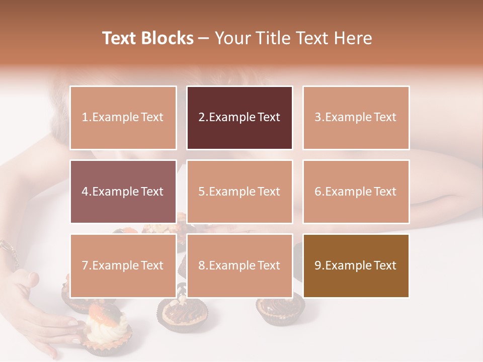 Glamour Cute Dessert PowerPoint Template