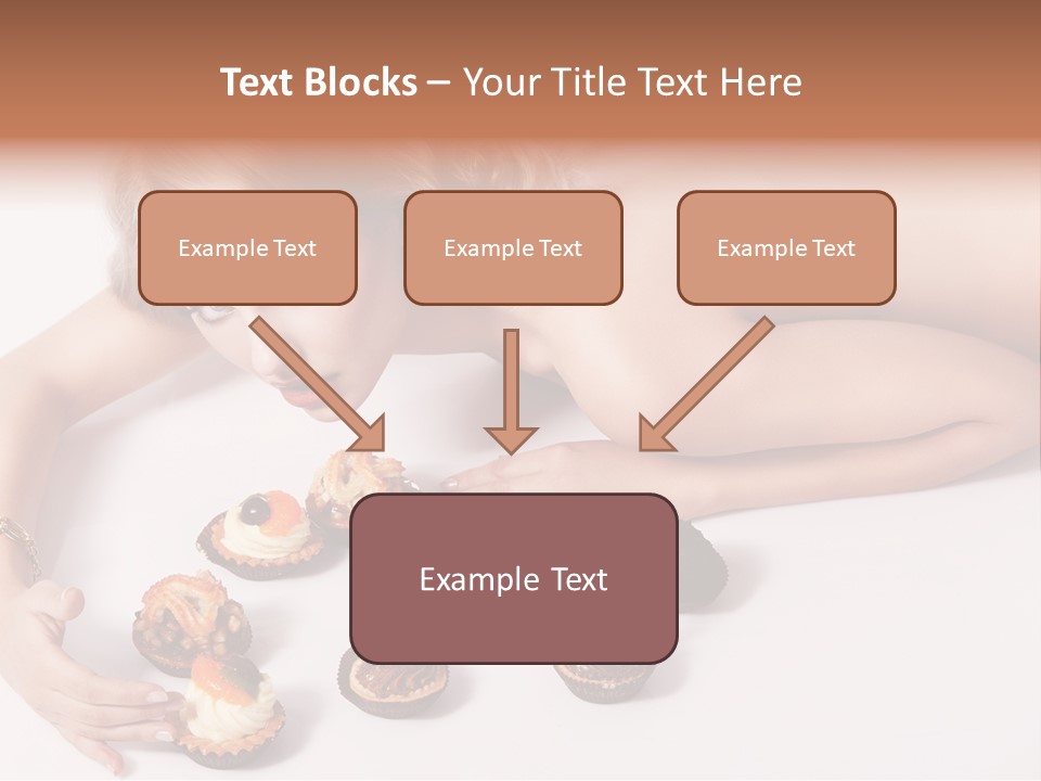 Glamour Cute Dessert PowerPoint Template