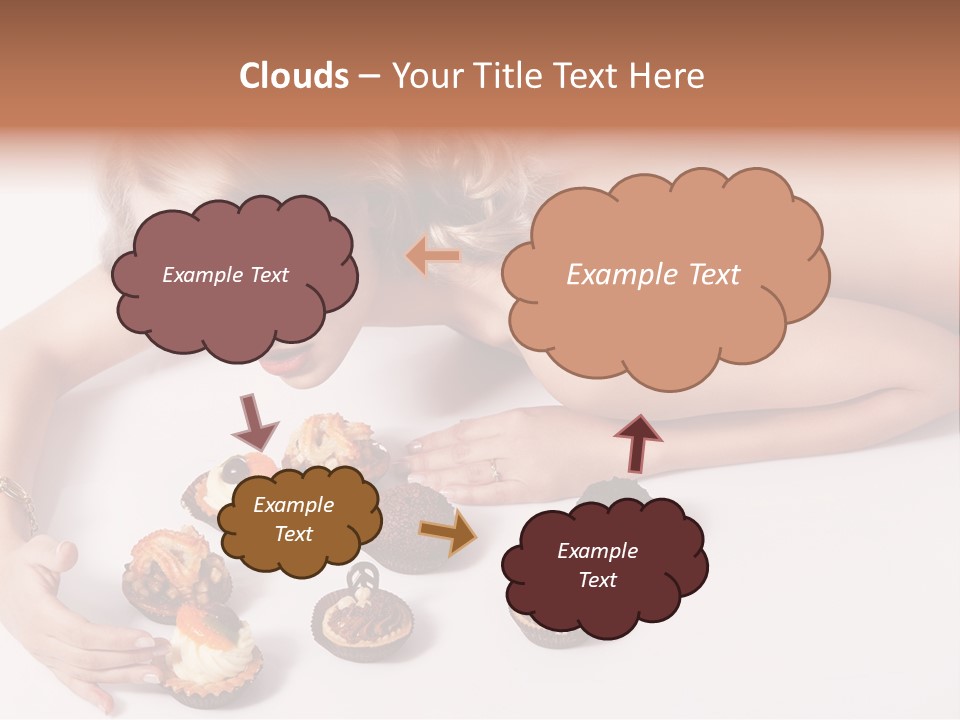 Glamour Cute Dessert PowerPoint Template