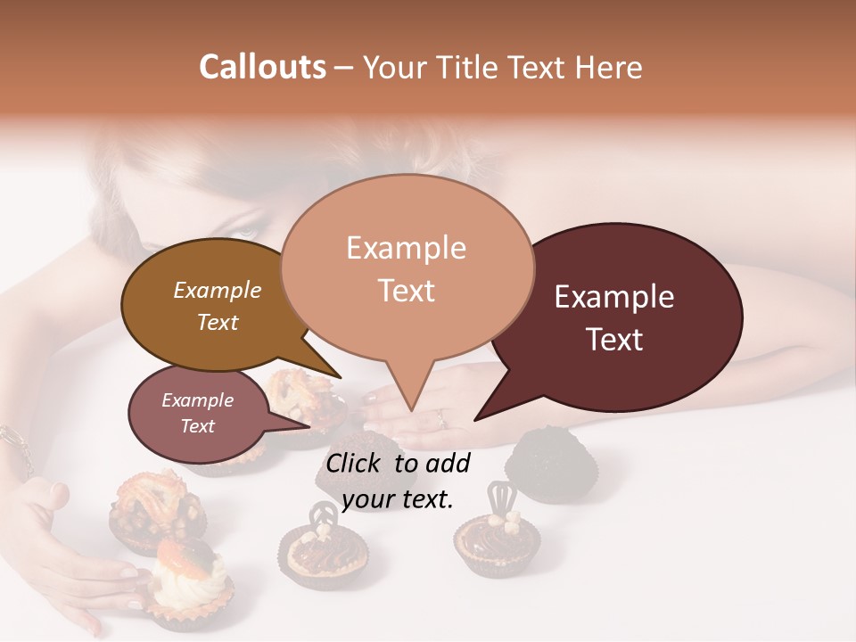 Glamour Cute Dessert PowerPoint Template