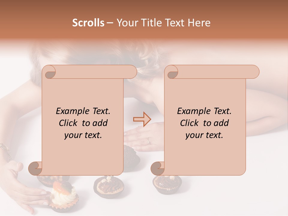 Glamour Cute Dessert PowerPoint Template