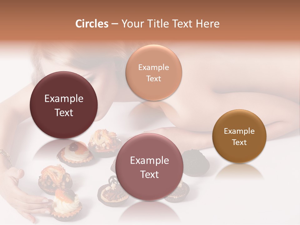 Glamour Cute Dessert PowerPoint Template