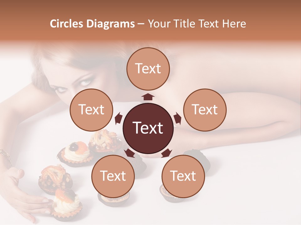 Glamour Cute Dessert PowerPoint Template