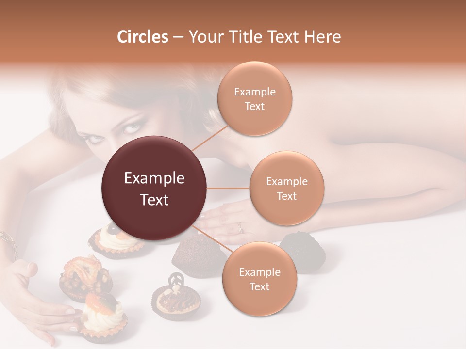 Glamour Cute Dessert PowerPoint Template