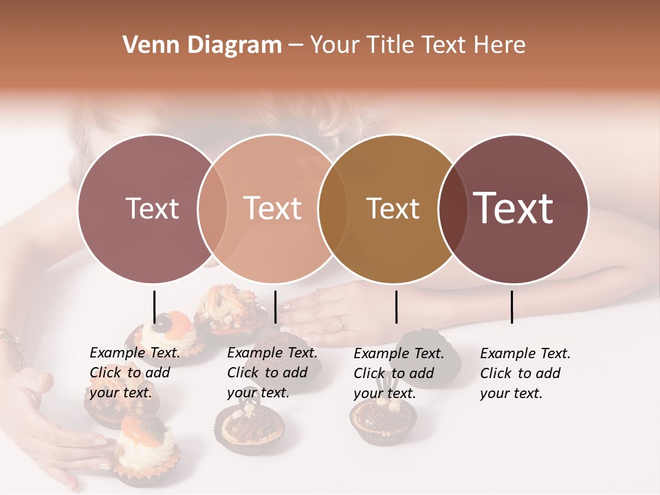 Glamour Cute Dessert PowerPoint Template