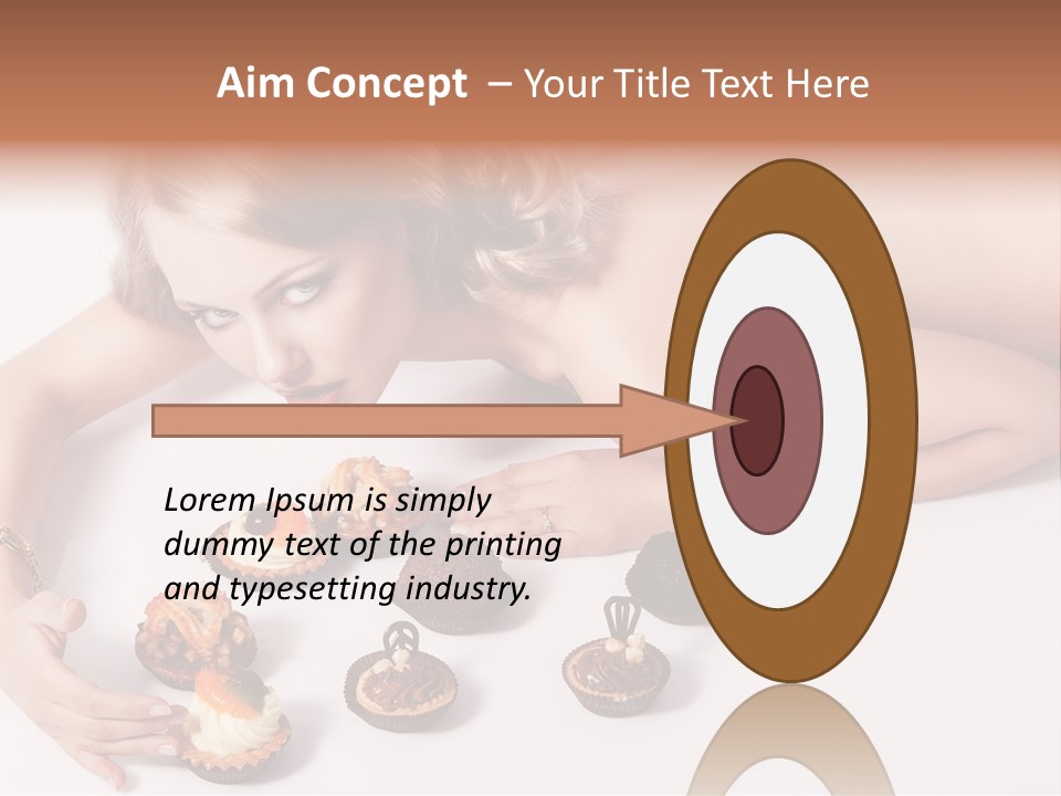 Glamour Cute Dessert PowerPoint Template