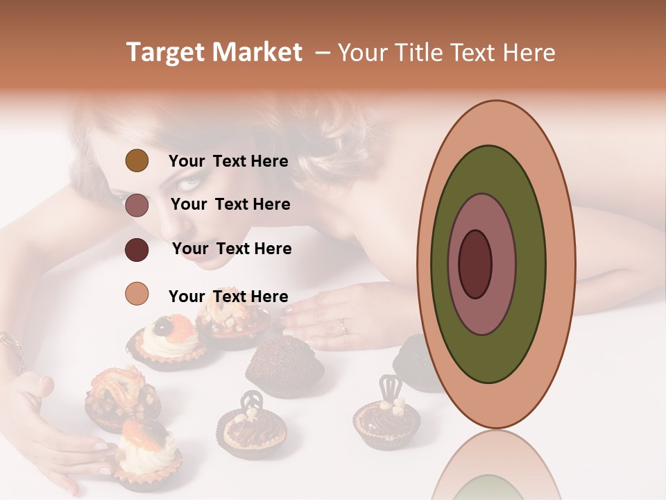 Glamour Cute Dessert PowerPoint Template
