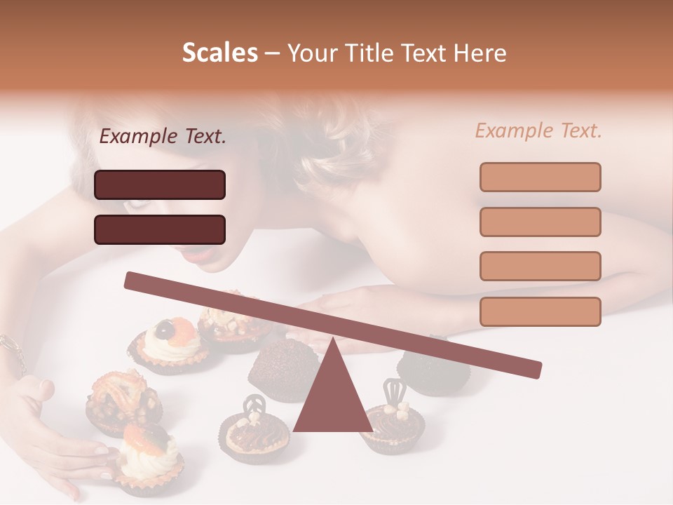 Glamour Cute Dessert PowerPoint Template