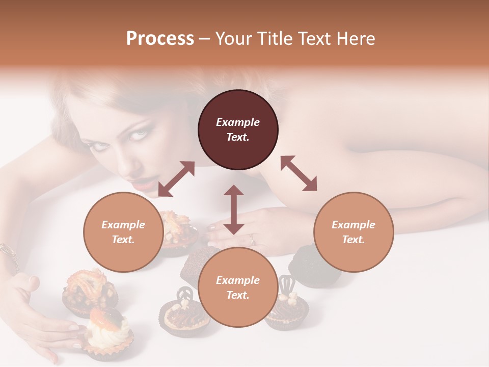 Glamour Cute Dessert PowerPoint Template