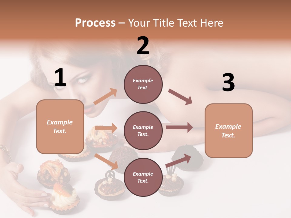 Glamour Cute Dessert PowerPoint Template