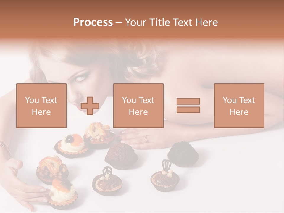 Glamour Cute Dessert PowerPoint Template
