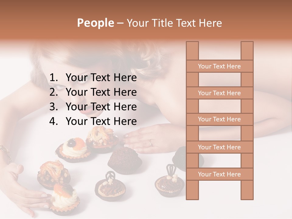 Glamour Cute Dessert PowerPoint Template